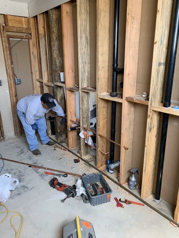 Commercial rough-in plumbing for Gas Line Repair in East Lansdowne
